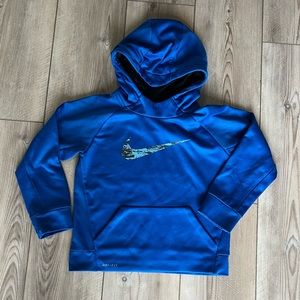 Boys Nike dri-fit hooded fleece sweatshirt